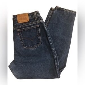 LEVI’S 90’s Y2K 551 Relaxed Fit High Waisted Jean Sz. 16X30 Tapered Leg Blue
